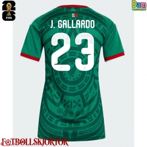 Mexiko Jesus Gallardo #23 Hemmatröja Dam VM 2026 Kortärmad